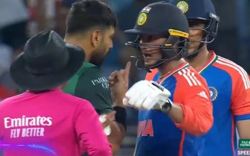 Abhishek Sharma, Haris Rauf Fight In The Middle As Things Get Spiced Up In IND vs PAK Match
